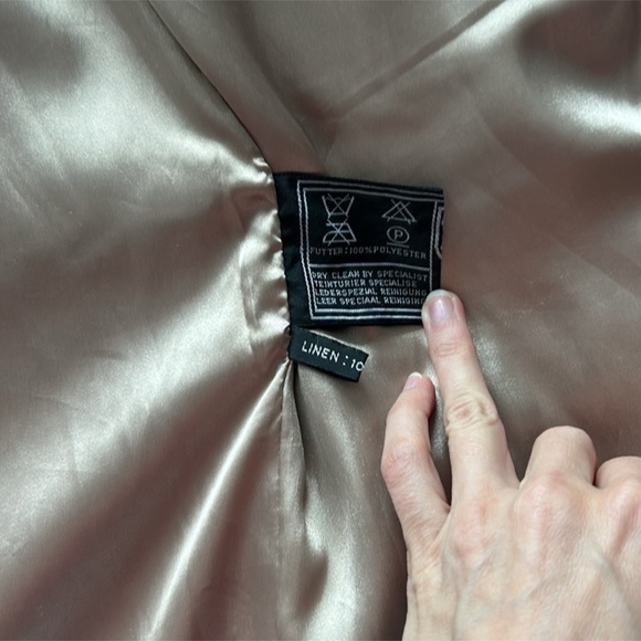 Trachten-mad’l Authentic Suede & Linen Jacket | Size L | Made in 🇩🇪 | Paid 500 - Picture 9 of 16